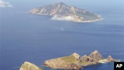 日本称“尖阁群岛”,中国称“钓鱼岛”的群岛(资料照片)