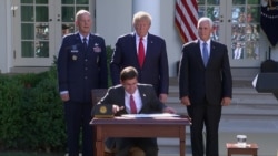 US Space Command Launched at White House Ceremony US Space Command Launched at White House Ceremony