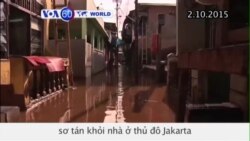 Người dân sơ tán khỏi nhà ở Jakarta vì mưa ngập (VOA60) Người dân sơ tán khỏi nhà ở Jakarta vì mưa ngập (VOA60)