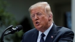 美国总统特朗普2020年6月24日在白宫一个记者会上(路透社)