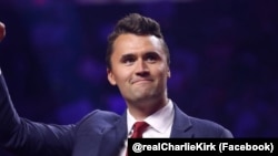 资料照片:美国政治活动人士查理·科克。(查理·科克脸书照片)
