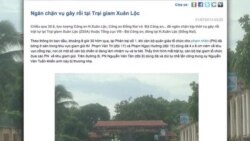 Nổi loạn ở trại giam Xuân Lộc, tù chính trị bị chuyển trại Nổi loạn ở trại giam Xuân Lộc, tù chính trị bị chuyển trại