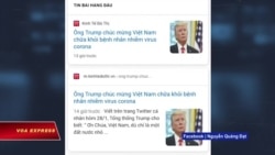 Báo Việt rút bài TT Trump ‘chúc mừng Việt Nam’ vụ coronavirus Báo Việt rút bài TT Trump ‘chúc mừng Việt Nam’ vụ coronavirus