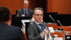 资料照:德国外长马斯