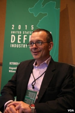 美台商业协会会长韩儒伯(美国之音钟辰芳拍摄)