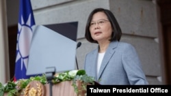 资料照:台湾总统蔡英文。