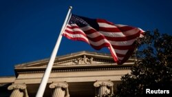 资料照片:位于华盛顿的美国司法部大楼。