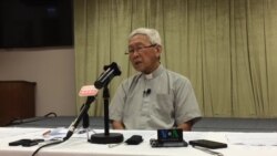 香港荣机主教陈日君2018年9月26日接受部分媒体采访一 (美国之音记者申华 拍摄)