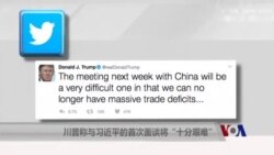 川普称与习近平的首次面谈将“十分艰难” 川普称与习近平的首次面谈将“十分艰难”