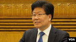 新疆自治区党委书记张春贤称 已抓获境外返疆ISIS极端分子(美国之音东方拍摄)