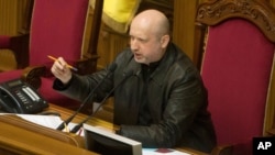 Tổng thống lâm thời Ukraina Oleksandr Turchynov
