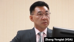 资料照:台湾在野党国民党党主席江启臣