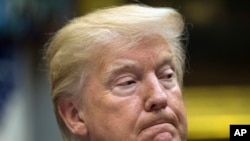 川普2018年1月11日在白宫讨论移民问题(美联社)