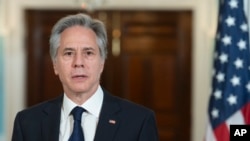 资料照片:美国国务卿布林肯。(2024年4月11日)