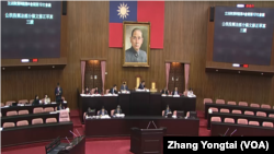台湾立法院本周二通过公投法修正案(台湾立法院网站截图)
