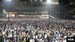 香港几个警察协会举行特别代表大会(苹果日报图片)