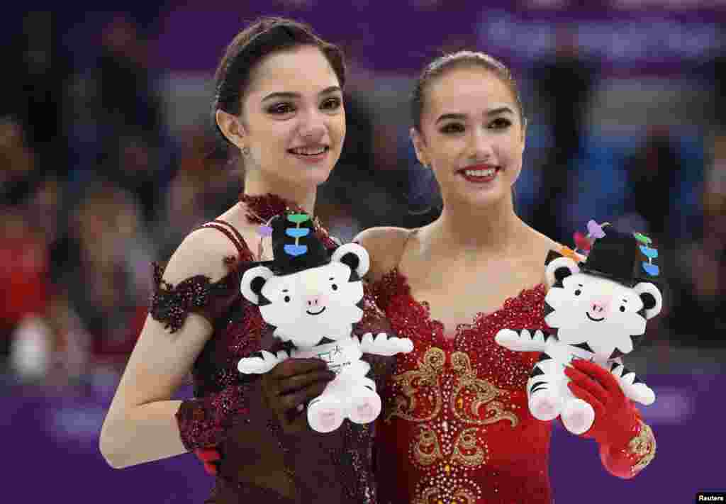 2018年2月23日,来自俄罗斯的奥运选手阿琳娜·扎吉托娃(Alina Zagitova)在平昌冬奥会花样滑冰女子单人自由滑决赛中夺冠。俄罗斯选手叶夫根尼娅·梅德韦杰娃(Evgenia Medvedeva)争得亚军。