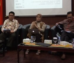 Ketua Komnas Perempuan Azriana Manalu. (Foto: VOA/Ahmad Bhagaskoro)