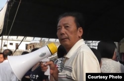 魏永汉在2011年。他因“聚众扰乱社会秩序罪”被判处十年半徒刑。 (庄烈宏提供)