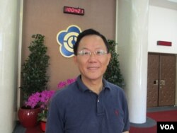 执政党国民党立委丁守中9月27号于立法院 (美国之音 张永泰)