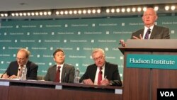 哈德逊研究所举行亚洲民主研讨会(美国之音钟辰芳拍摄)