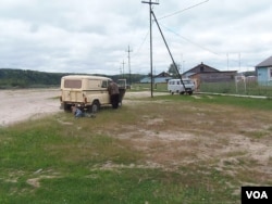 民生状况变坏,俄罗斯人对普京失望。俄罗斯西伯利亚北部的农村。 (美国之音白桦)