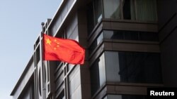 被关闭前的中国驻休斯顿领事馆(路透社2020年7月22日)