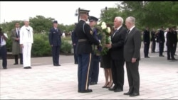 美国副总统彭斯在五角大楼参加9/11纪念活动 美国副总统彭斯在五角大楼参加9/11纪念活动