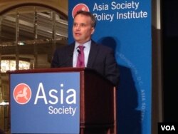 国际商用机器公司政府事务副总裁帕迪亚（美国之音 莉雅拍摄）