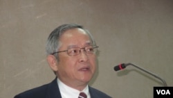 军事专家,前立法委员、淡江大学教授林郁方. (voa资料照)