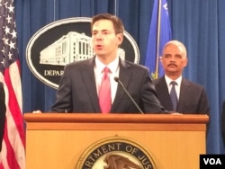 司法部助理部长卡林(美国之音 燕青拍摄)