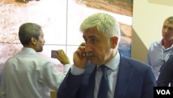 联合航空集团总裁波格相。(美国之音白桦拍摄)