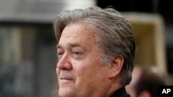 已离职的白宫首席战略师班农(资料照片)