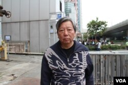 香港工党创始人李卓人2019年4月4日接受美国之音采访(美国之音记者申华拍摄)
