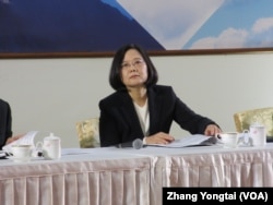 台湾总统蔡英文(美国之音张永泰拍摄)