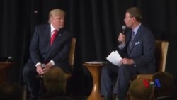 川普宣传国家安全计划招徕选民 川普宣传国家安全计划招徕选民