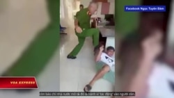 Tranh cãi vụ công an đạp mặt dân Tranh cãi vụ công an đạp mặt dân