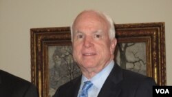 美国会参议院军事委员会主席麦凯恩(资料照片)