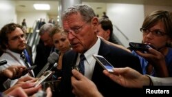 参议院台湾连线(Taiwan Caucus)共同主席英霍夫(James Inhofe)参议员(资料图)