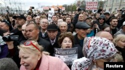 Dân Nga biểu tình chống Tổng thống Vladimir Putin