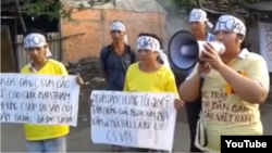 Thân nhân ông Nguyễn Trung Can phản đối vụ thu hồi đất