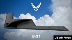 美国空军B-21隐形远程战略轰炸机。(照片来源 US Air Force)