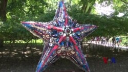 国家动物园里通过雕塑展现海洋污染 国家动物园里通过雕塑展现海洋污染