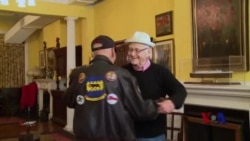 二战蓝天英雄纽约老兵节会面 二战蓝天英雄纽约老兵节会面