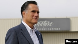 美国共和党总统候选人罗姆尼9月24日在科罗拉多州