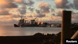 太平洋岛国萨摩亚的一个港口（路透社）