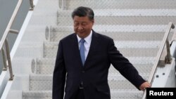 中国国家主席习近平2023年11月14日抵达旧金山展开他六年来的首次访美之行。(路透社)