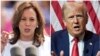Kombinasi foto: Wakil Presiden Kamala Harris dan mantan Presiden Donald Trump