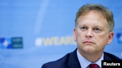 资料照: 英国国防大臣格兰特·沙普斯 (Grant Shapps)