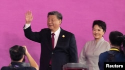 中国国家主席习近平在杭州出席亚运会开幕式。(2023年9月23日)